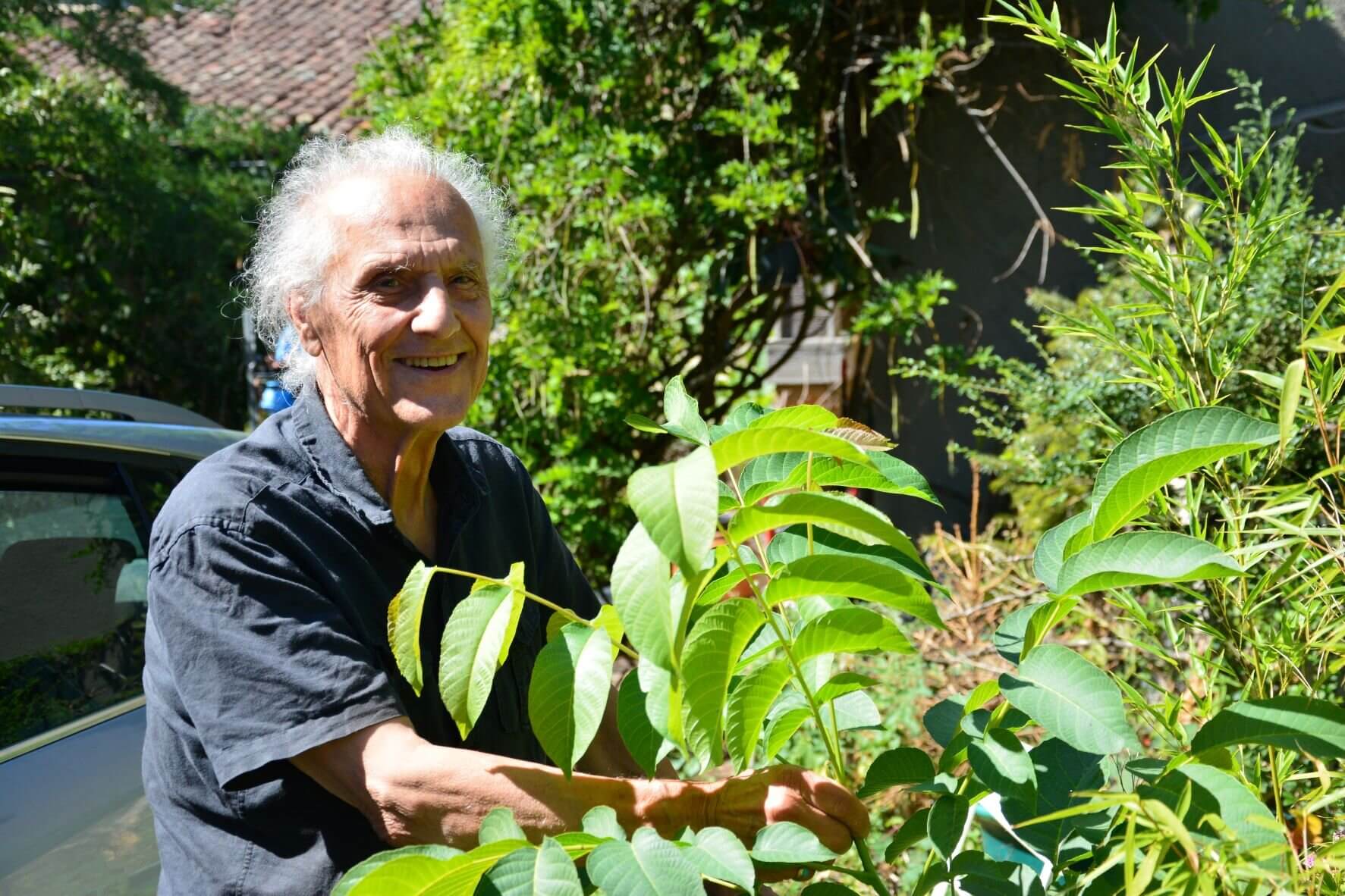 Xavier et les plantes de Lyon