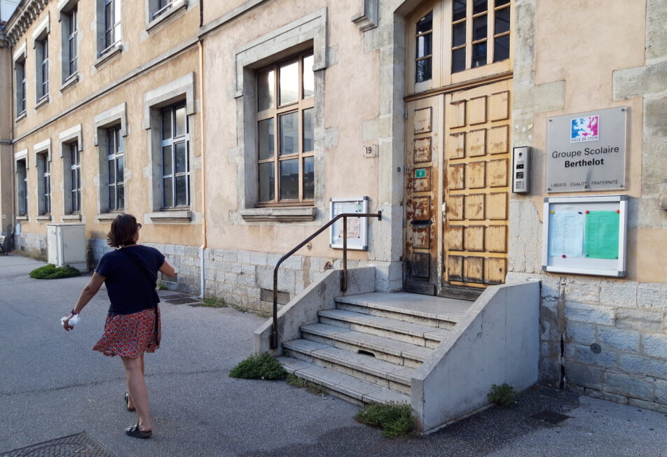 L'école Berthelot à Lyon 7e ©LB/Rue89Lyon