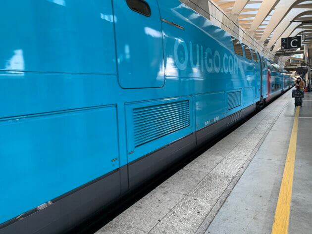 trains OUIGO gare Lyon Saint-Exupéry