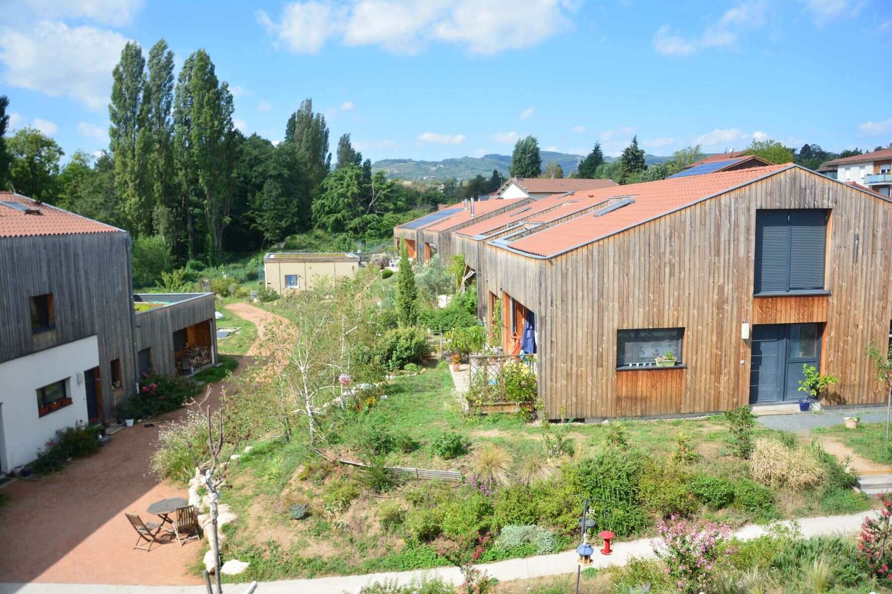 Le coteau de la Chaudane Lyon habitat groupé 