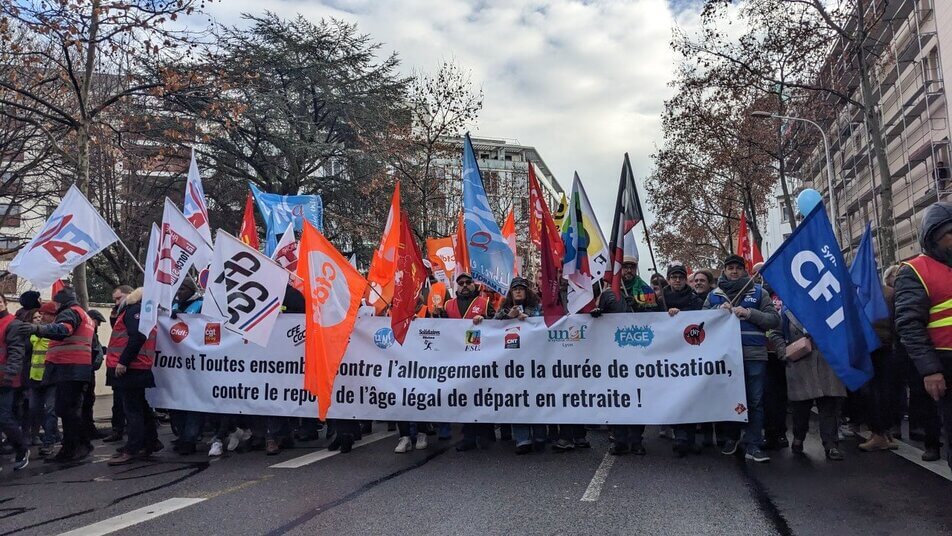 Une nouvelle manifestation attendue à Lyon contre la réforme des retraites
