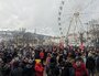 La place Bellecour à la manifestation contre la réforme des retraites à Lyon. ©LS/Rue89Lyon