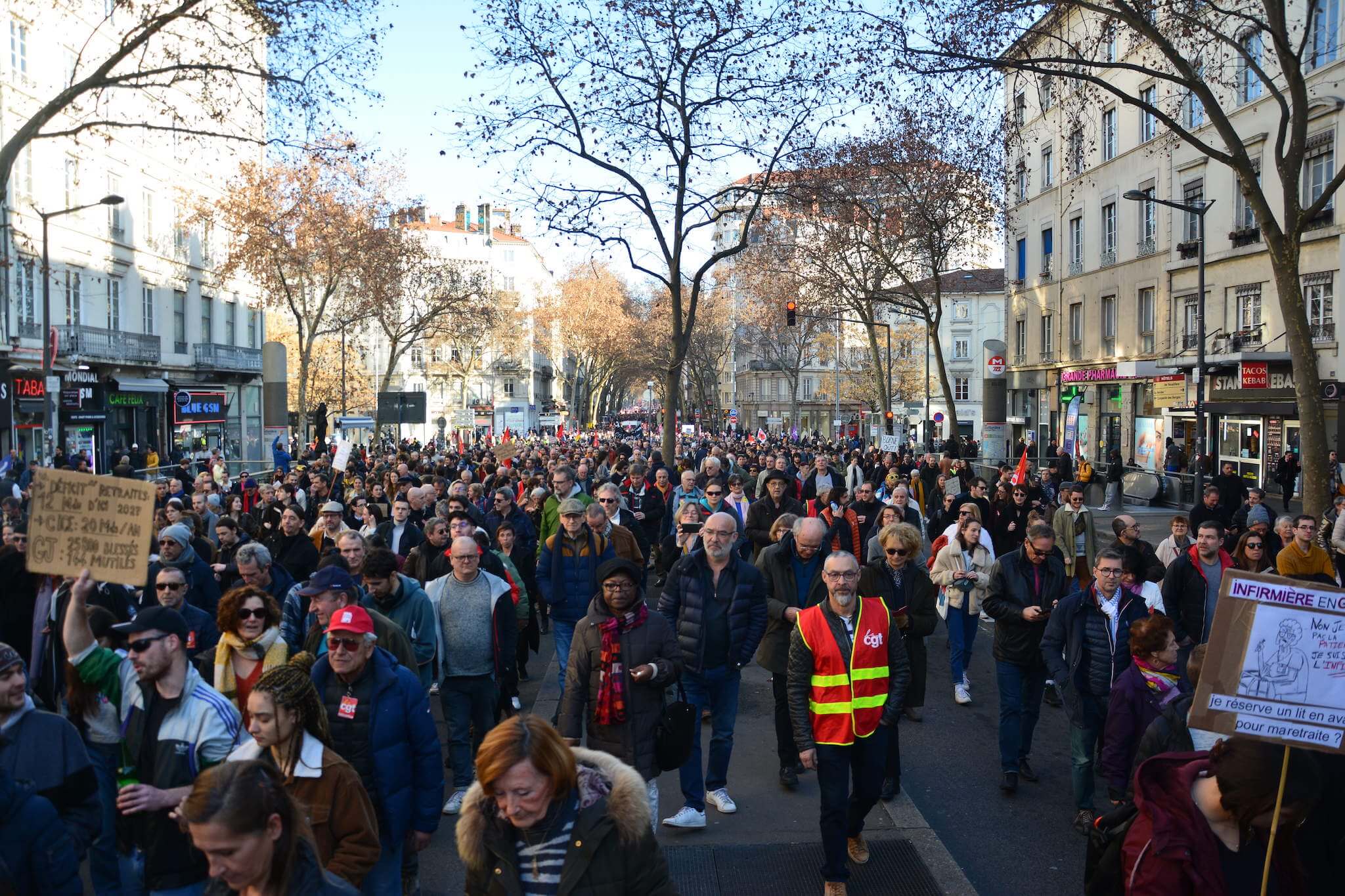 Réforme des retraites : retour sur une semaine de mobilisations à Lyon