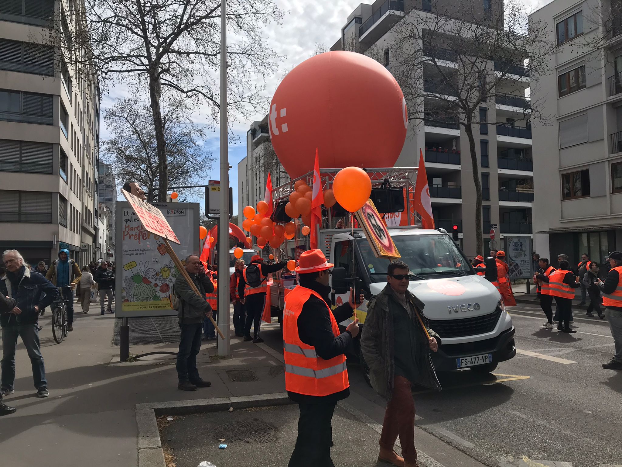 CFDT manifestation 28 mars