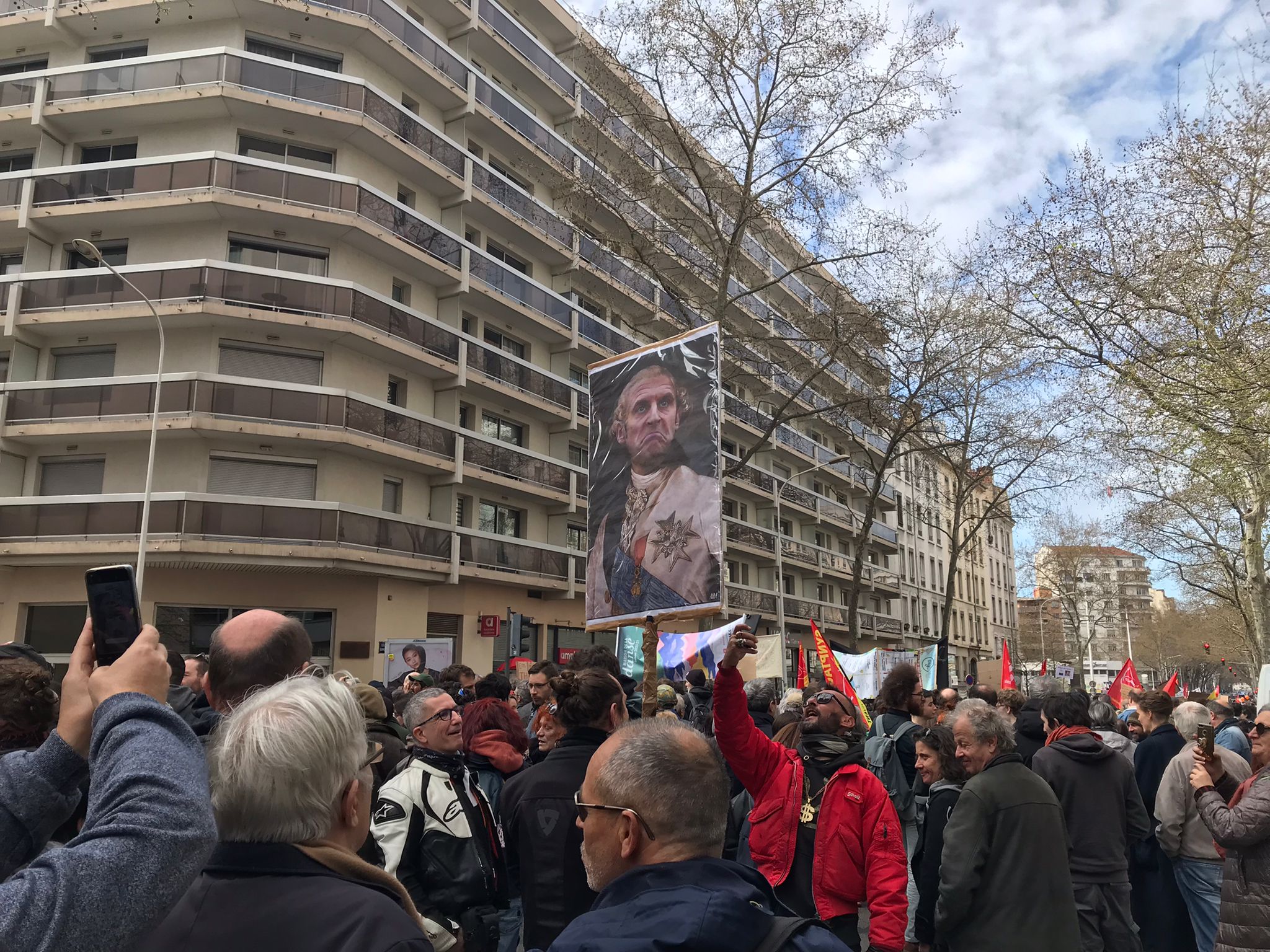 Lyon manifestation Macron