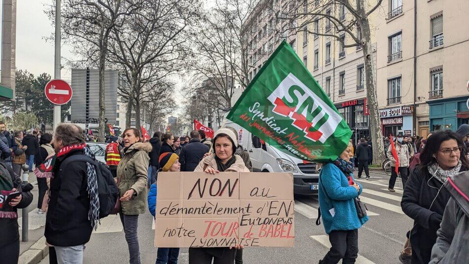 Lyon : grève en cours à Euronews