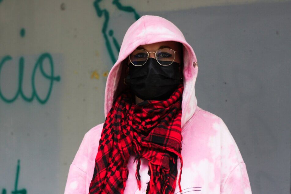 Noa, étudiante en première année de militantisme à l’Université Lyon 2
