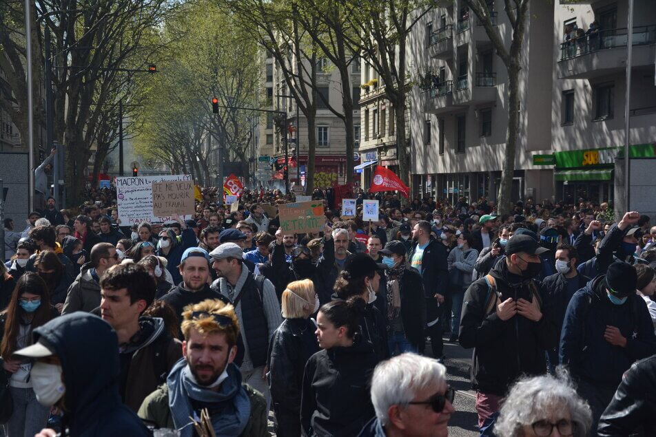 [Direct] À la manifestation contre la réforme des retraites de Lyon : « On continuera jusqu’à ce qu’ils craquent »