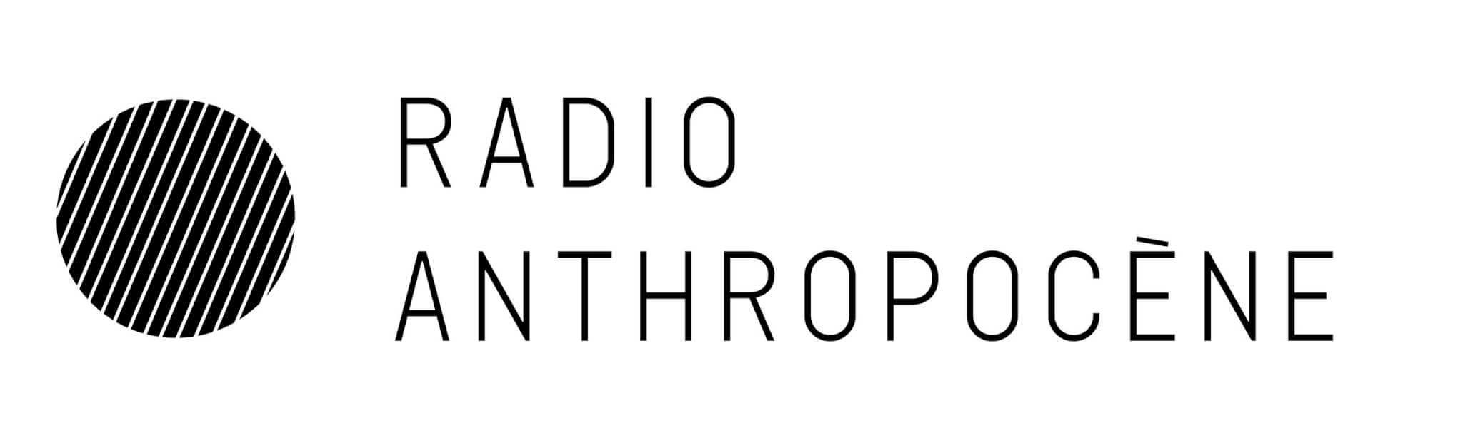 Logo Radio Anthropocène Blanc
