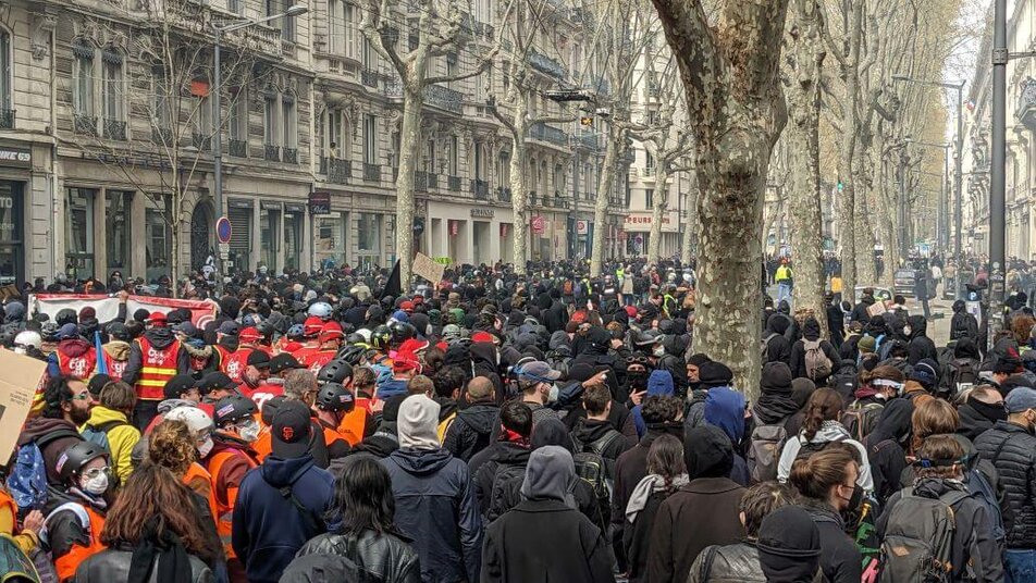 À Lyon, une manifestation difficile mais toujours imposante contre la réforme des retraites