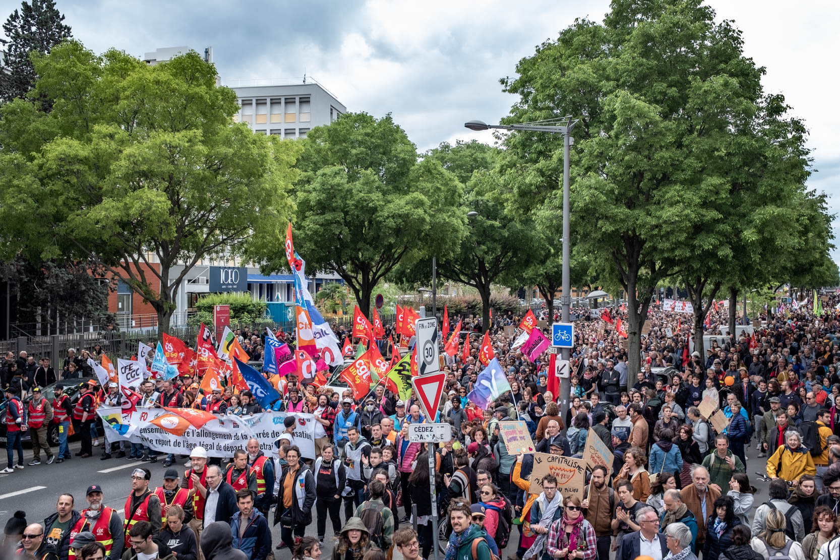 1er Mai Lyon manifestation