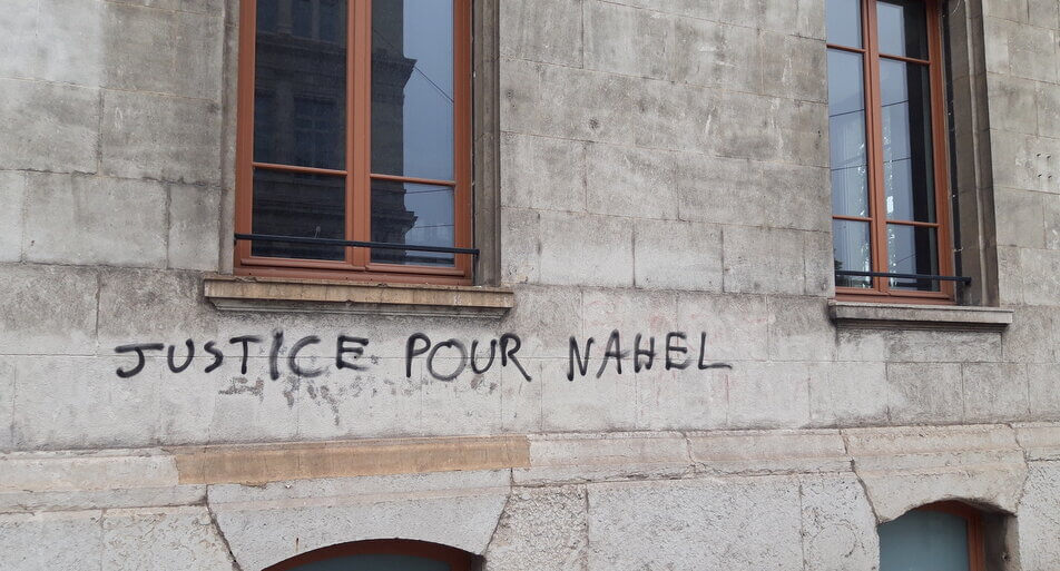 Après les émeutes du 30 juin dans le centre-ville de Lyon. 