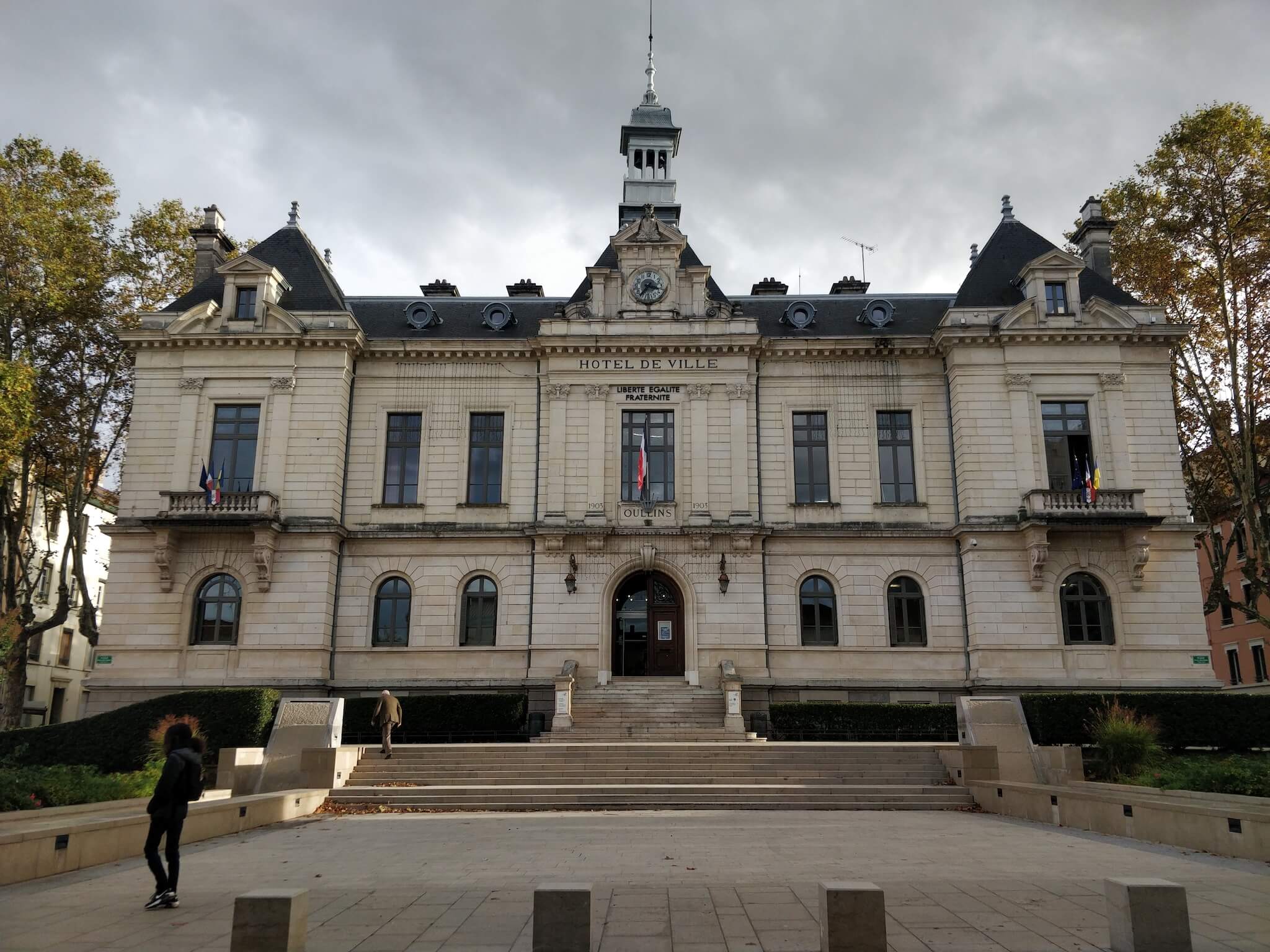 La mairie d'Oullins deviendra-t-elle le centre de la nouvelle commune d'Oullins/Pierre-Bénite? ©ED/Rue89Lyon