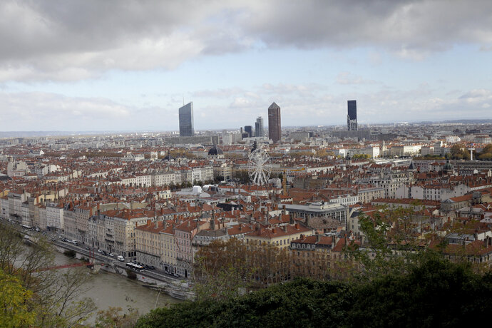 Vue de Lyon depuis le jardin des Curiosités (5e). ©Andréa Blanchin/Rue89Lyon