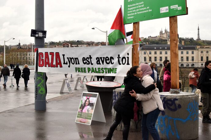 Manifestation pour la Palestine, le samedi 30 mars à la Guillotière (Lyon 7e)