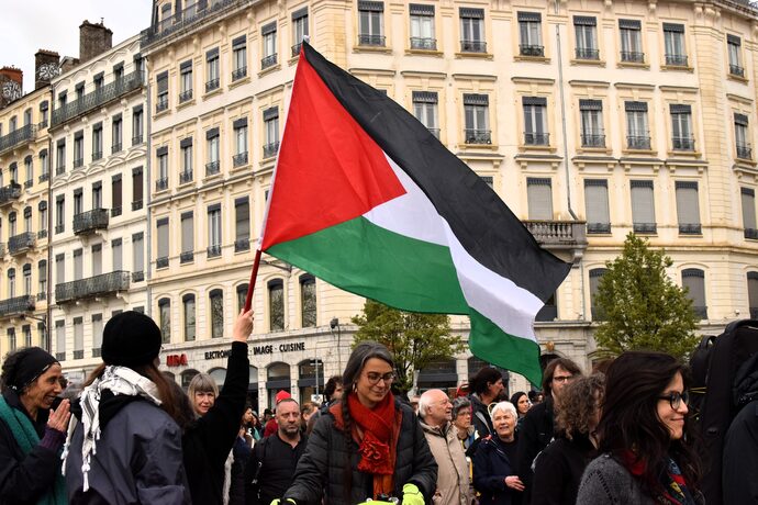 Manifestation pour la Palestine, le samedi 30 mars à la Guillotière (Lyon 7e)