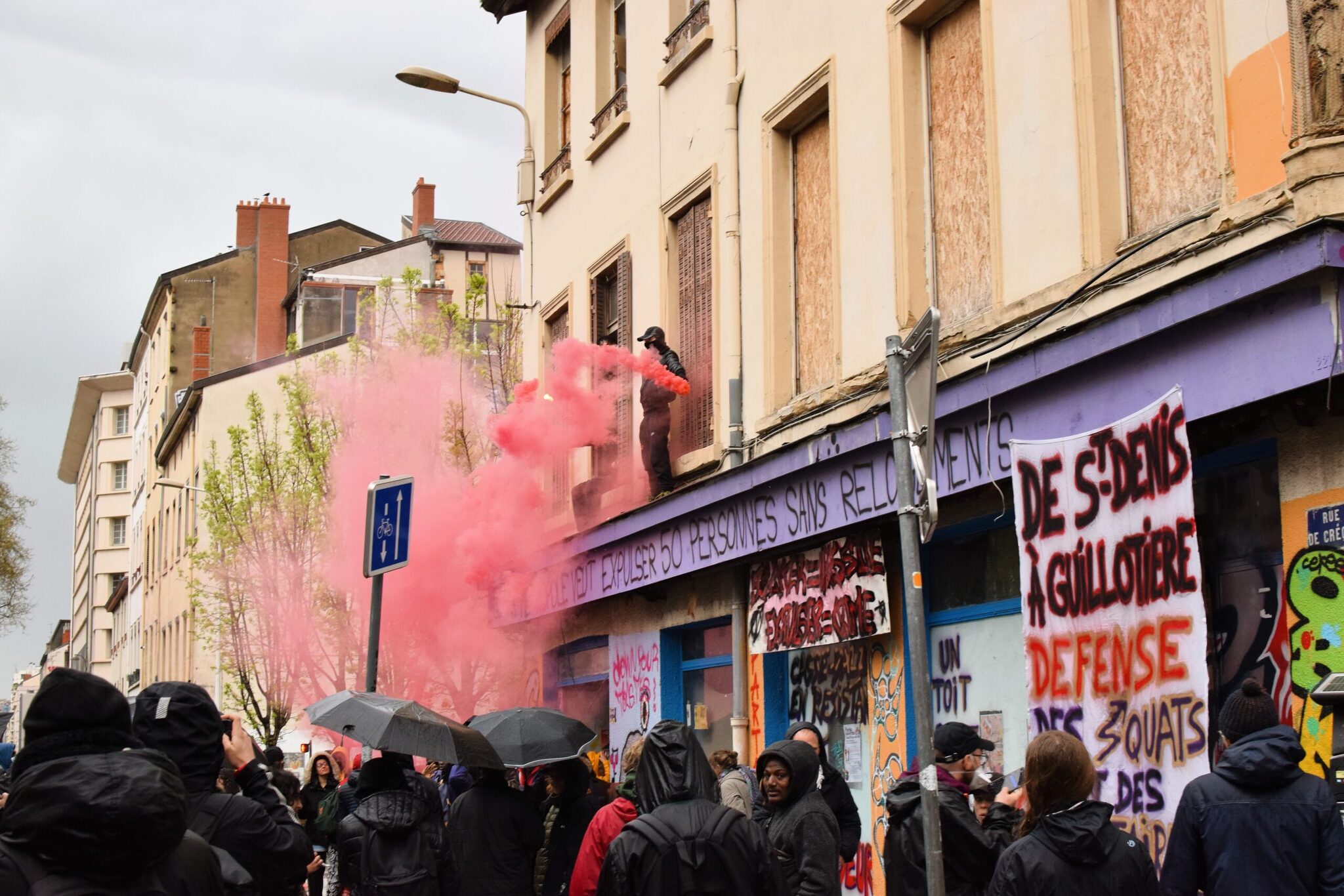 Un nouveau squat à Lyon face à l’imminente expulsion du « Casse Dalle »