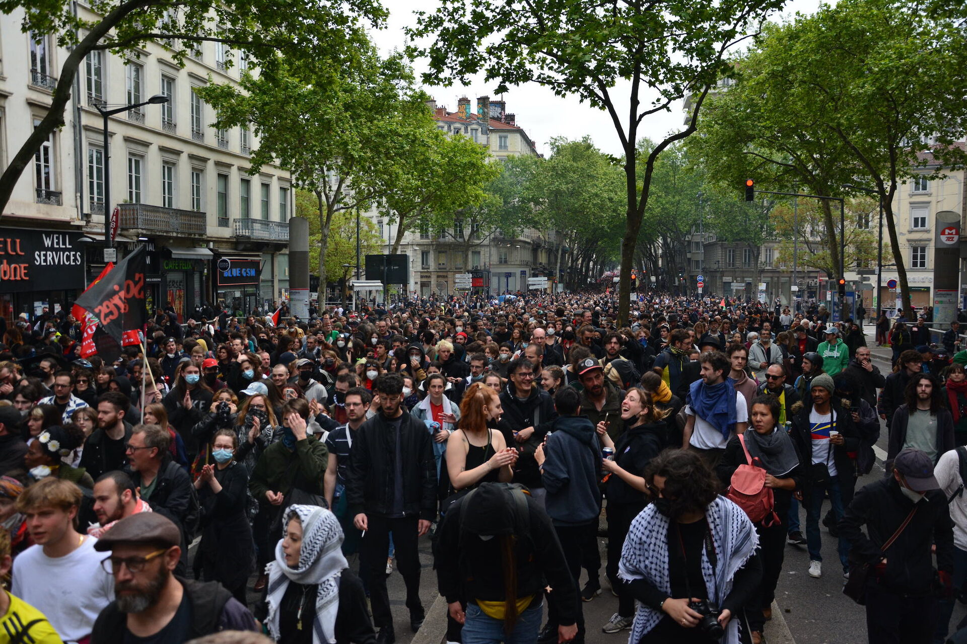 Un 1er-Mai agité à Lyon, porté par la mobilisation pour Gaza