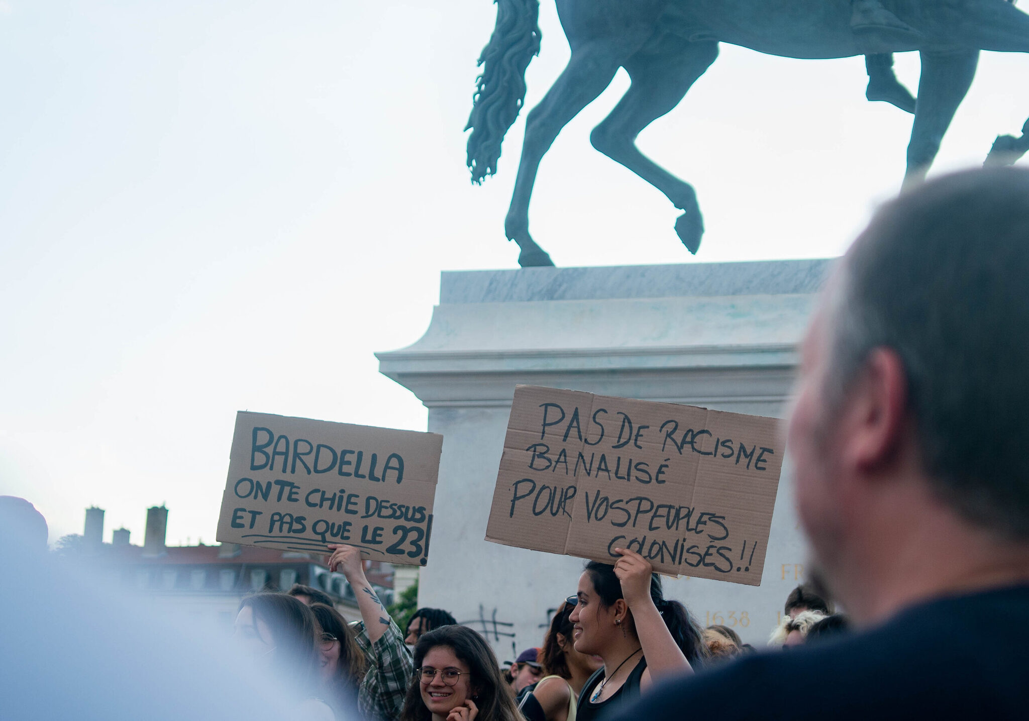 Manifestation contre l'extrême droite