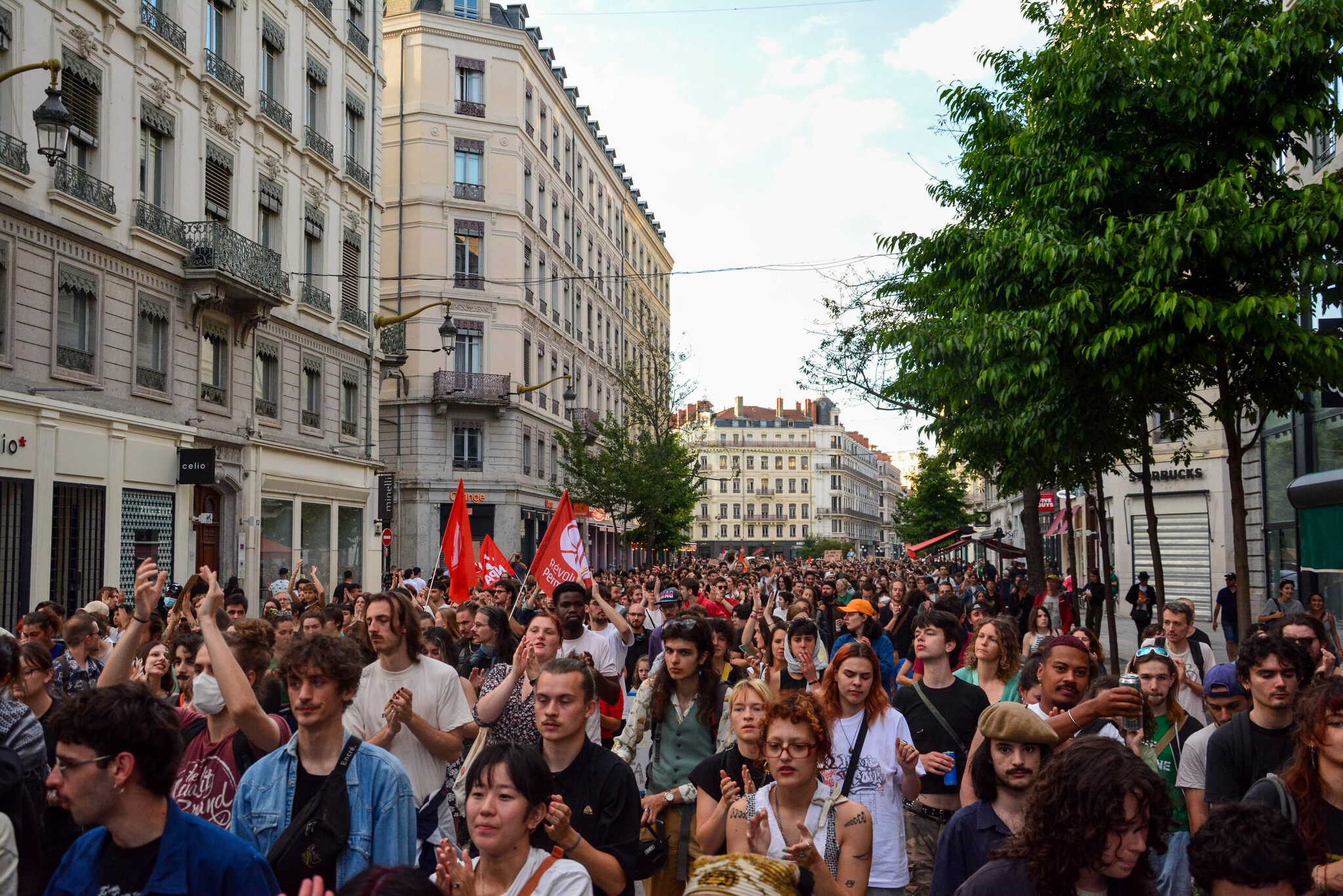 Manifestation contre l'extrême droite