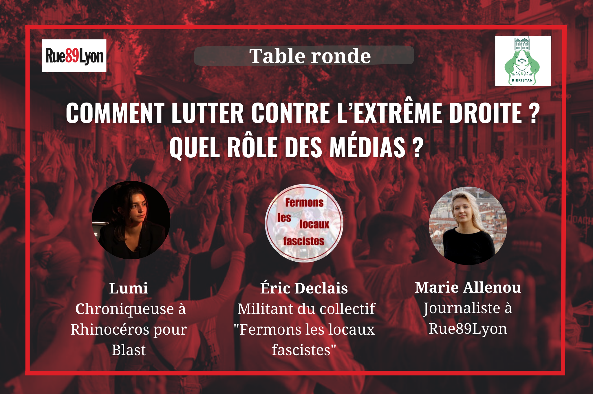 Alors que l'extrême droite progresse partout, en France et ailleurs, comment faire face ? Quel rôle pour les médias indépendants comme Rue89Lyon ?