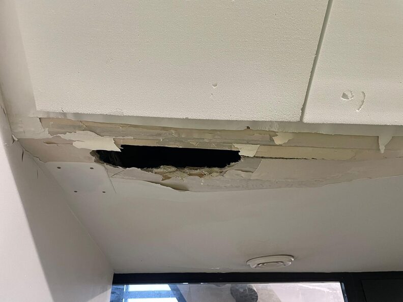 Mauvais état des classes du lycée Frédéric Faÿs à Villeurbanne (3)