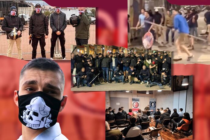 Depuis sa création en 2019, Lyon Populaire multiplie les actions coups de poing à Lyon. ©Montage Rue89Lyon