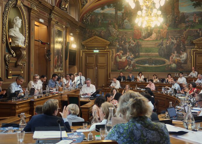 Au conseil municipal de la Ville de Lyon du 26 juin 2025.