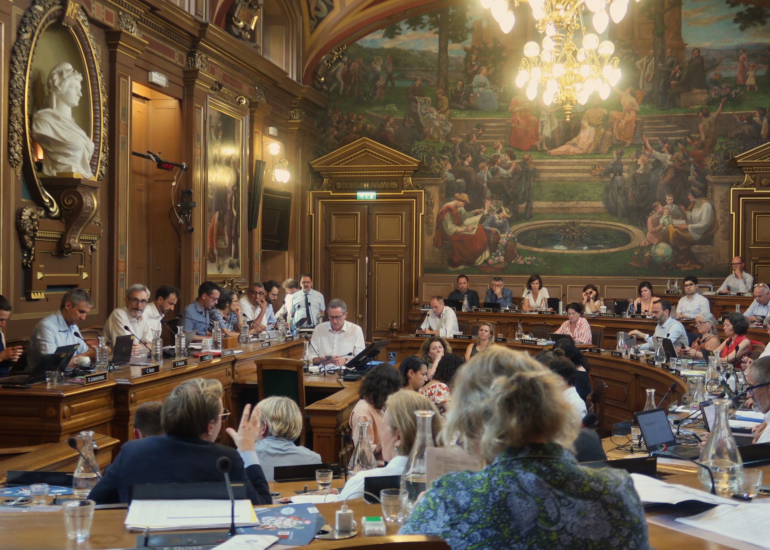 Au conseil municipal de la Ville de Lyon du 26 juin 2025.