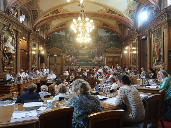 Au conseil municipal de la Ville de Lyon du 26 juin 2025.