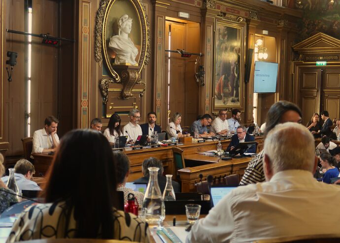 Au conseil municipal de la Ville de Lyon du 26 juin 2025.