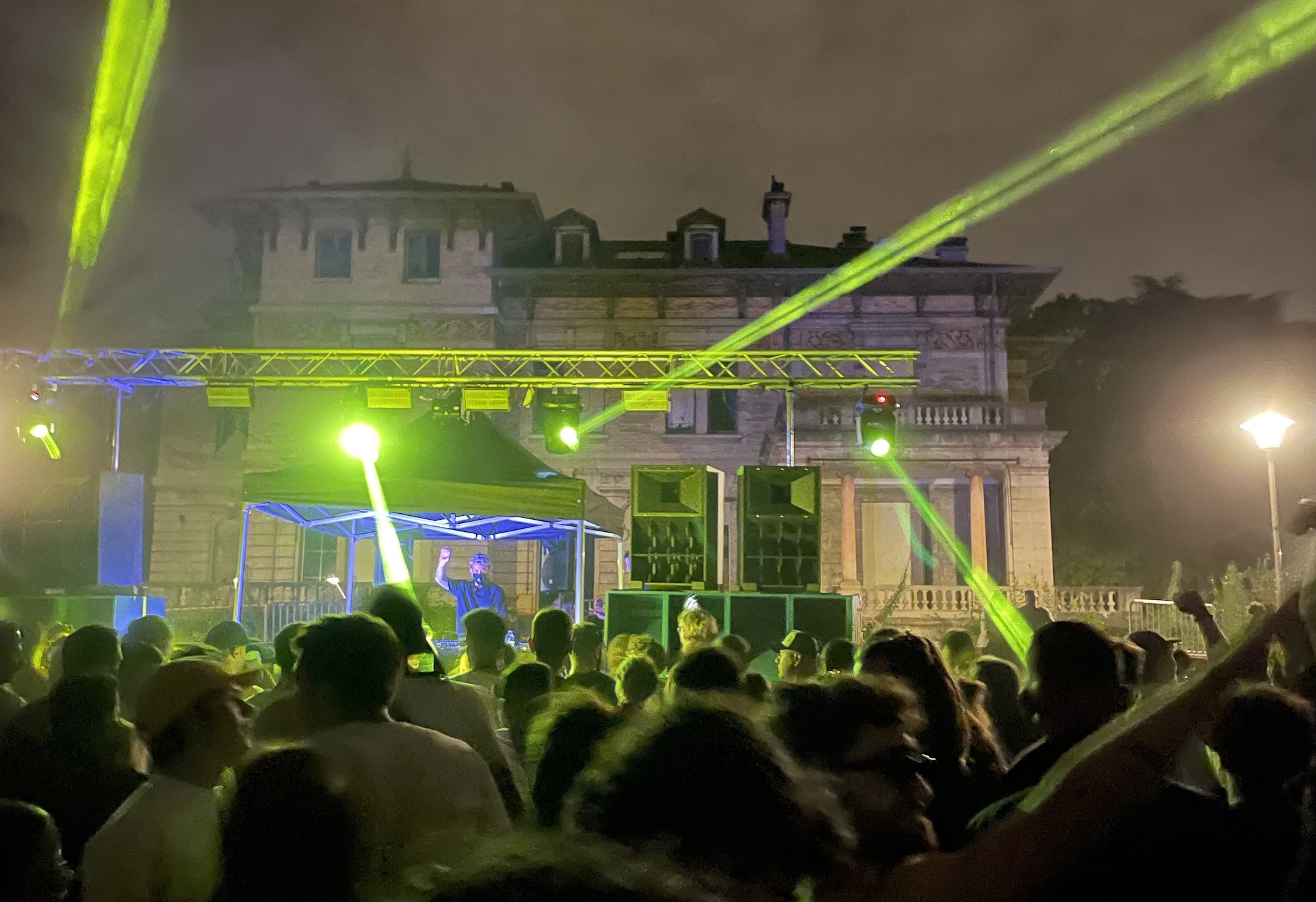 Un open air au parc de la Ceriseraie (Lyon 4e) en septembre 2024. ©MA/Rue89Lyon