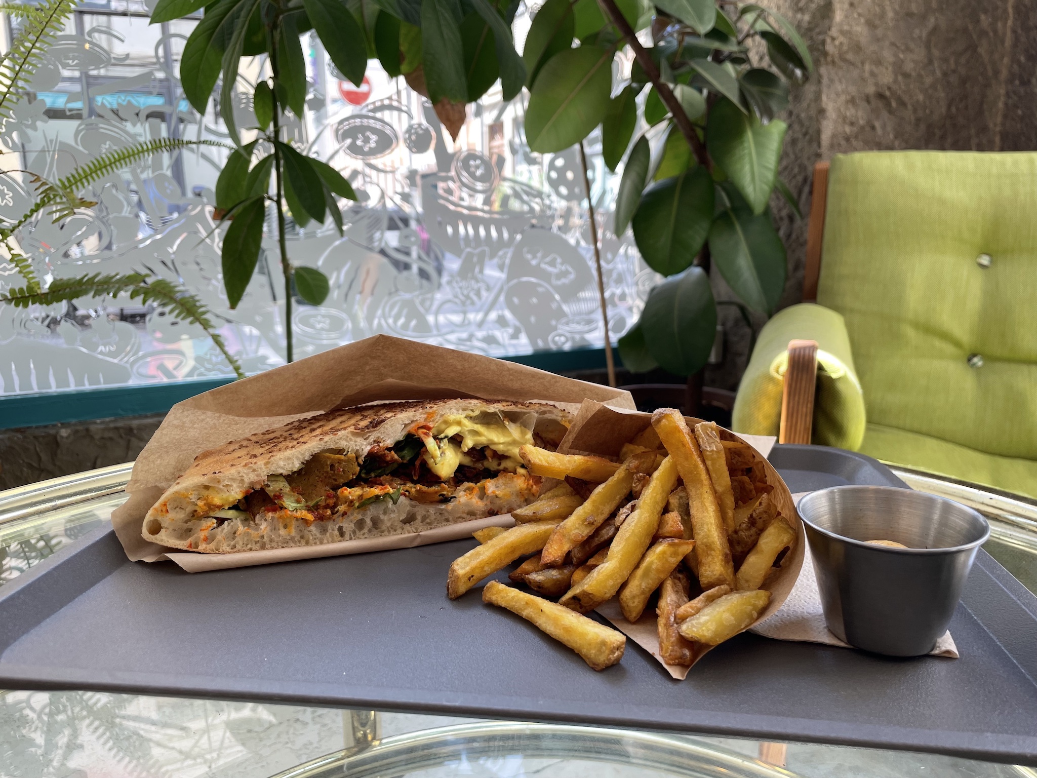 A Gustavo, le kebab vegan a été renommé le vebab. ©MA/Rue89Lyon
