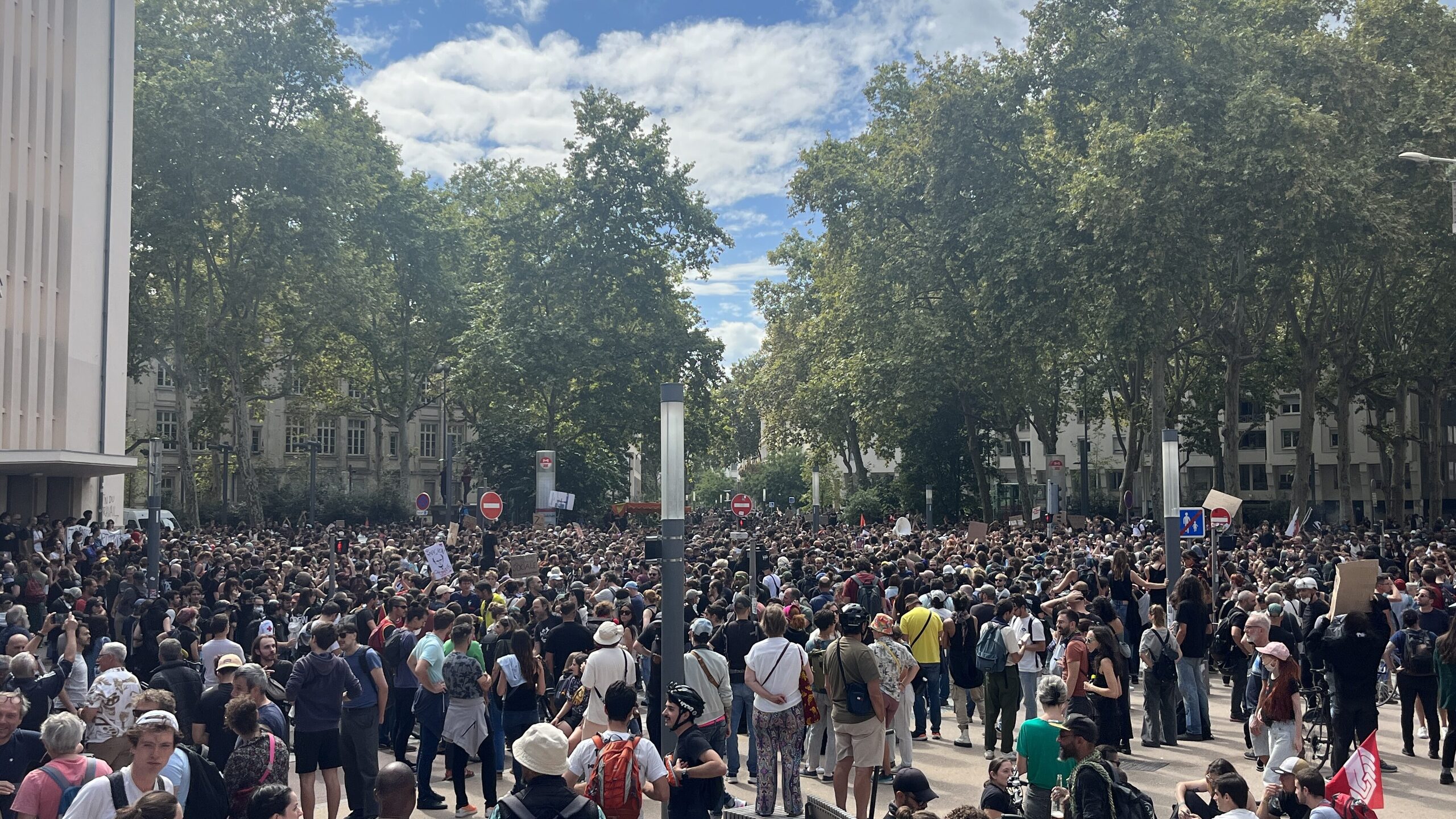 La mobilisation du 10 septembre à Lyon. ©PL/Rue89Lyon