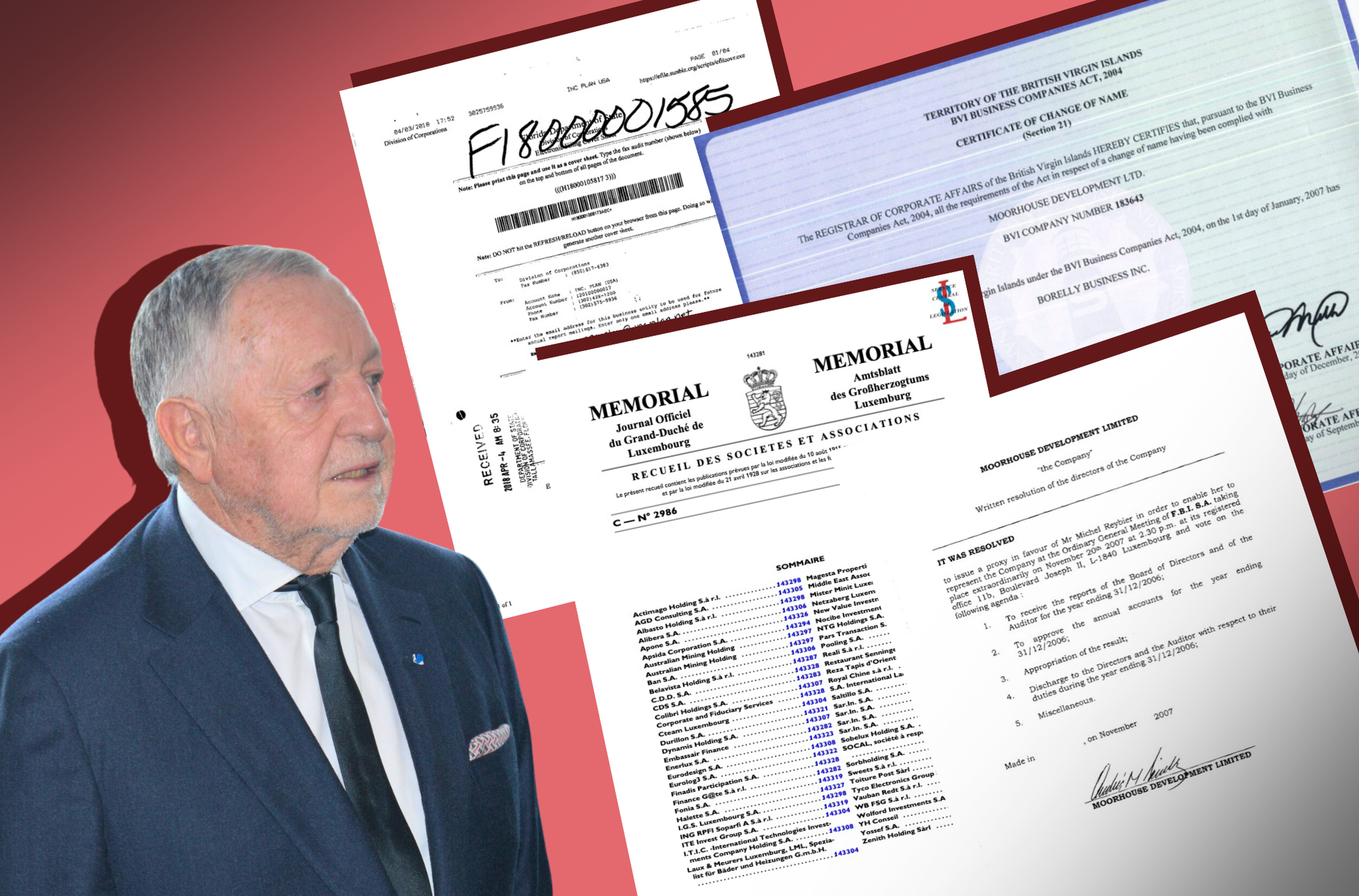 Rue89Lyon dévoile les preuves de son enquête sur les investissements de Jean-Michel Aulas. ©Montage Rue89Lyon