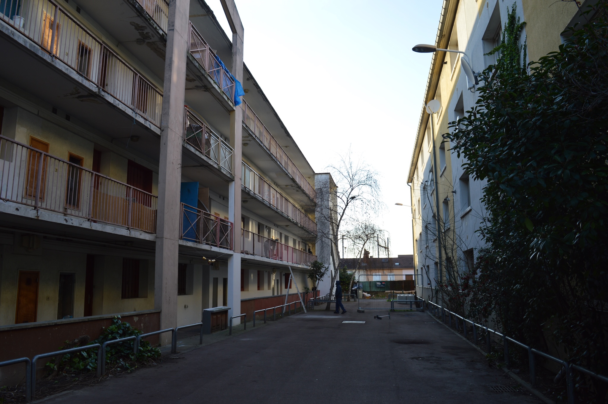 Immeube avec sans-abri à Lyon