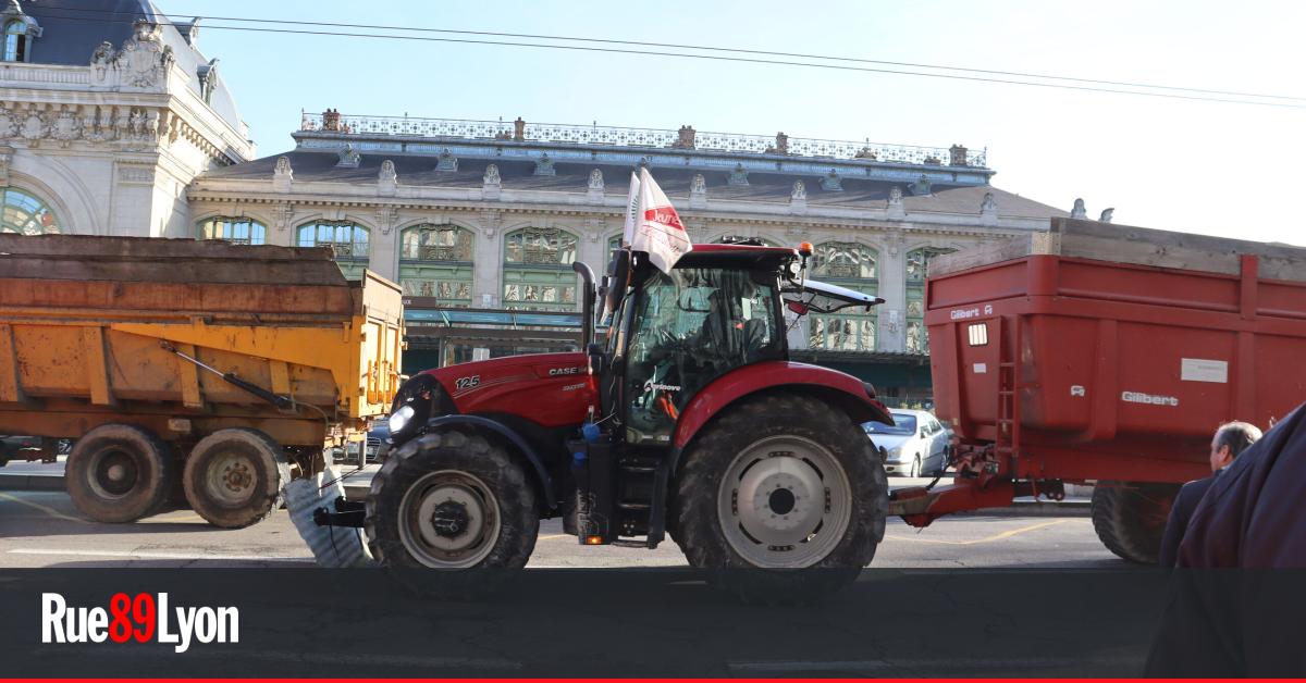 Les agriculteurs ont investi Lyon contre le Mercosur