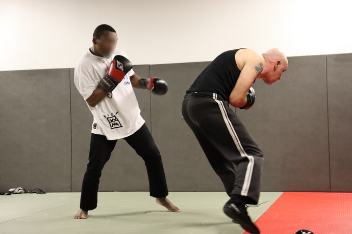 Cour de boxe pour les MNA