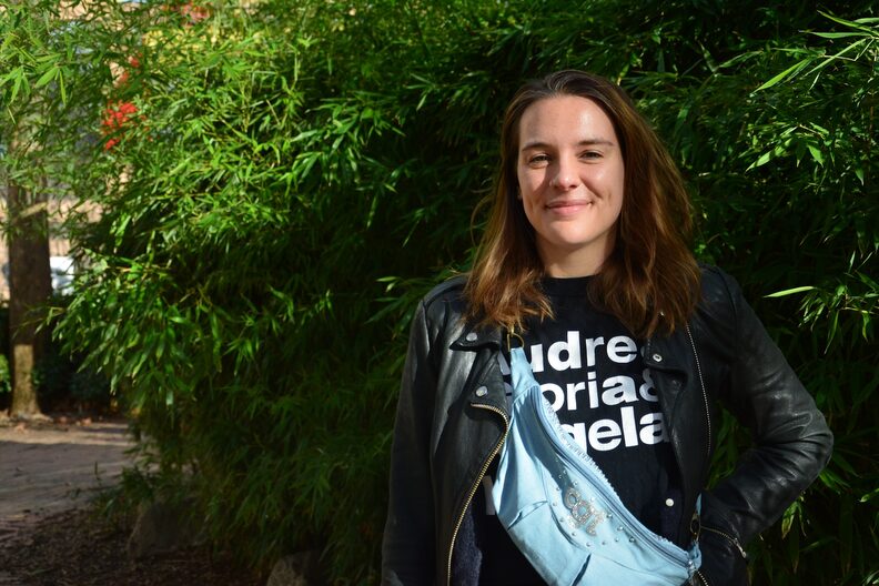 Lumir Lapray, militante politique et autrice de "Ces gens-là". ©PL/Rue89Lyon